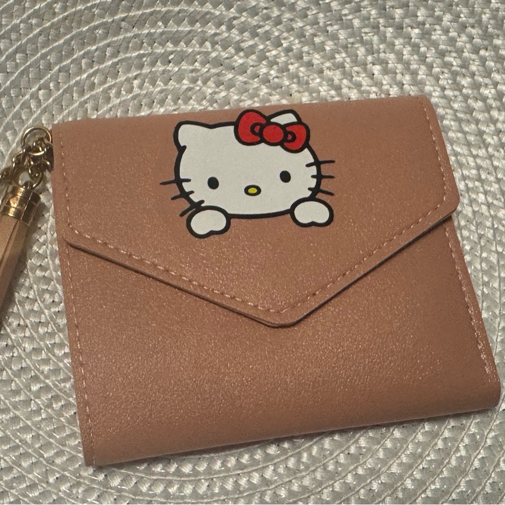 Hello Kitty Tan Wallet
